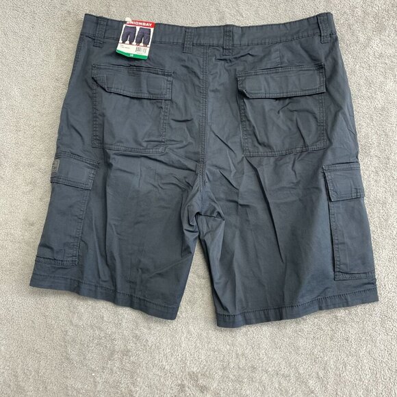 NEW Unionbay Men's Size 38 Cargo Shorts Blue Cotton Spandex Blend - Picture 3 of 8